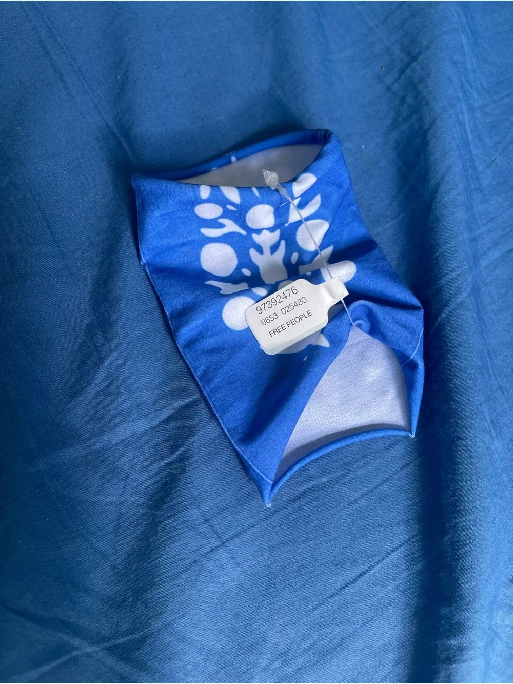 FP Movement by Free People Rumble Hair Ties Blue big logo NWT